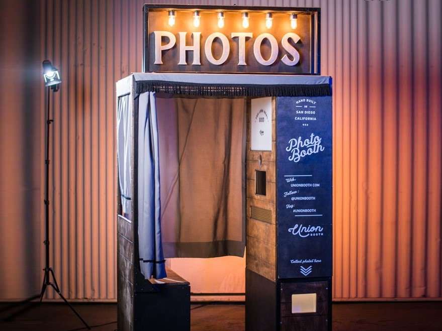 stylish photo booth